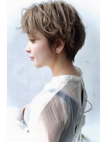 グランアージュ 船橋南口店(grandage)&nbsp;前髪なし くびれヘア くすみブルー  20代30代40代 ショート/33