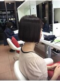 髪質改善/切りっぱなしボブ/美髪/30代40代/［人形町］