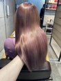 ユアーズヘア 新宿三丁目店(youres hair)&nbsp;ハイトーンのインナーでも綺麗に艶でます