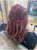 ヘアセット/ヘアメイク/巻きおろし/逆毛/卒業式[新宿/新宿駅]