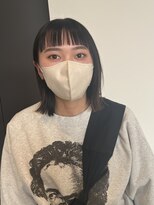 キチ(kici)&nbsp;切りっぱなしと眉上バング