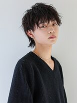 【Gallica】メンズウルフパーマ/束感スパイラル/簡単セット