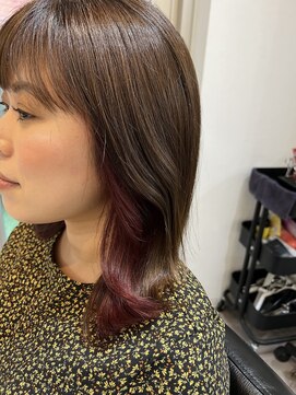 フルール(Fleur) 恵比寿 カシスインナーカラー