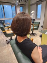 ボアップ(boappu)&nbsp;イルミナカラー/オリーブグレージュ/白髪染め/ケアブリーチ