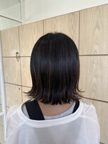 アドラーブル 万代店 (adorable)&nbsp;20代30代40代ナチュラルハイライト立体感切りっぱなしボブ