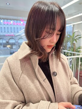 ロンドワン 三宮元町(Lond one) 韓国レイヤーカット/くびれボブ/艶髪カラー/エヌドットカラー/