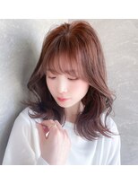 ヘアーズ ベリー 北巽店(hairs BERRY) ★BERRYピンクブラウンエアリーロングフェイスレイヤーうる艶髪