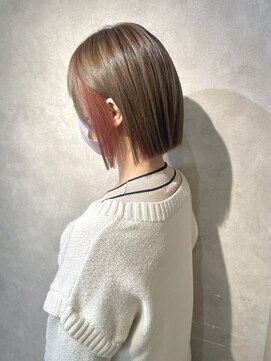 シーン(scene) 【scene】インナーカラー/ピンクベージュ