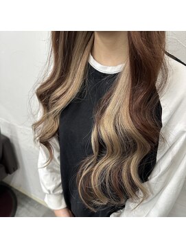 プルエクステのお店ネクスト(NEXT) #プルエクステ #エクステ #インナーカラーエクステ #BEIGE