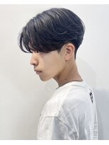 ネクストメンズ 表参道(NEXT men's)&nbsp;カルマパーマ/ベリーショート/ダークアッシュ/ニュアンスパーマ