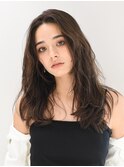 エアリー感×センターパートロング