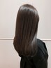 【野地・松澤】cut+ナチュラルストレート+７トリート￥16000※長さ別料金あり