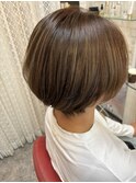 ハイライト+ショートボブ@田島(2024/9)