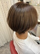 ロマンヤカタ ファース(ROMAN YAKATA fars) ハイライト+ショートボブ@田島(2024/9)