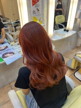 ジョリエス 目白店(Joliesse) 大人可愛い髪質改善カラーレッドブラウンウェーブパーマ透明感