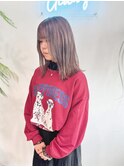透け感スモーキーベージュ