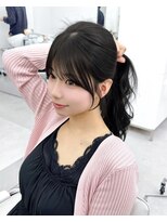 アマトウキョウ アユンチェ(AMA TOKYO×AYUNCHE)&nbsp;韓国ヘア　2wayバング  レイヤーカット くびれヘア  顔周り/