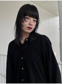 ステップカット/ダークブラック／モード