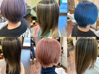 サロンドユニック(salon de UNIC)の写真/関西屈指のブリーチ技術でつくる、デザインと透明感☆“あなただけ”に似合う髪色を一緒にみつけましょう