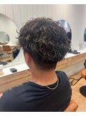 しっかりツイスパ × 細ハイライト