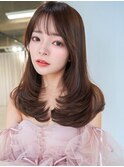 ANGELICA 大人かわいい レイヤーカット ヘーゼルベージュ