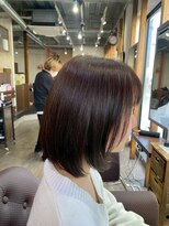 ビーチェ 小岩(Bice) 手ぐしで決まる◎艶めく丸みショートボブ/髪質改善/艶