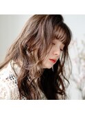 【monde】マロンベージュ×ラフウェーブ