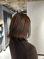 ブロック 日吉店(BLOC)&nbsp;ボブレイヤー×透明感ベージュ