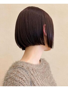 スニュウ(snuw) (snuw_hotaru)レイヤーボブオリーブマロンブラウン