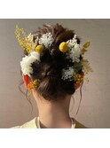 成人式ヘアセット☆