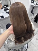 ブリーチなしダブルカラー×ミルクティーベージュ