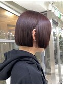◎ミニボブ縮毛矯正髪質改善ストレート顔まわりレイヤーカット