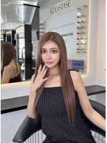 ラピス 渋谷本店(Lapis) ミルクティーブラウン/髪質改善/シールエクステ/ダブルカラー