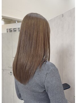 長野市美容室/髪質改善◎艶感ナチュラルブラウン