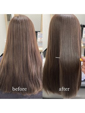 エルプラスヘアー 平尾店(L+hair) 20代30代髪質改善カラー大人可愛い透明感小顔ストレート