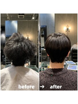 エノア 東京(ENORE) 曲がる縮毛矯正/メンズ縮毛矯正/髪質改善/弱酸性縮毛矯正