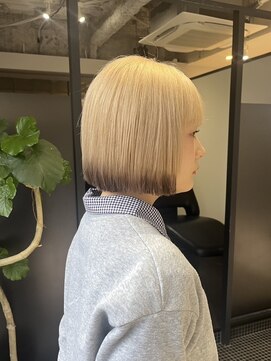 ノブレス ノアール(NOBLESSE NOIR) ボブ×エンドカラー