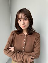 トリッカバルコニー ハヤマ(tricca Balcony Hayama)&nbsp;韓国風ミディアム/軽やかレイヤー/抜け感ヘア/ブラウンカラー
