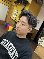 リルジー 大宮店(LIL.G)&nbsp;波巻きツイストスパイラル/リバースセンターパート[大宮/理容室]