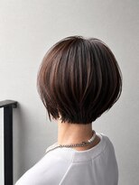 アブニール 柏東口店(AVENIR) 大人丸みショートボブ×ハイライト