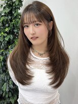 ソア 京都三条河原町(SOA) レイヤーカット 赤み消しブラウンベージュ 20代30代