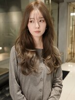 サンバレー(SUNVALLEY)&nbsp;オリーブベージュ　ロングレイヤー