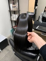 お～るうぇいず(always)&nbsp;新髪質改善ストレート縮毛矯正レイヤー韓国風グレーアッシュ