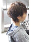 「冬の人気メニュー」 骨格補正カット+ショートパーマ
