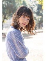 バサ 高田馬場店(BASSA) ナチュラルウェーブボブ【高田馬場 美容室 BASSA】