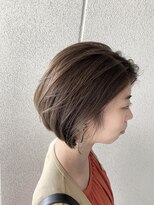 リバレッジ 広尾(Leverage)&nbsp;大人オシャレショートボブ&柔らかベージュ