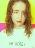 【THE DERBY】MOODCURLY* #黒髪#毛先パーマ#ウォーターフォール