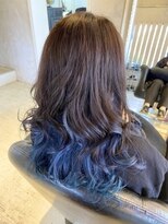 ヘアー アトリエ エゴン(hair atelier EGON) お洒落ブルーに挑戦！！
