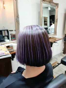 バトヘアー 渋谷本店(bat hair) ウィービングハイライト