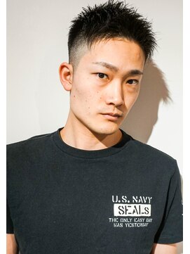 リーブラウン(Re:BROWN) かき上げ涼しげヘアこなれヘアフェードカット